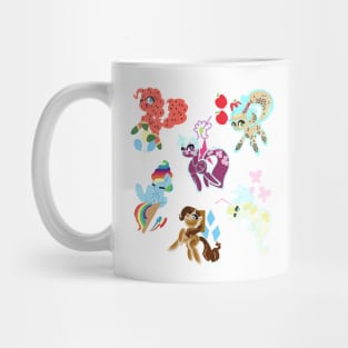 Mane 6 as Food Mug